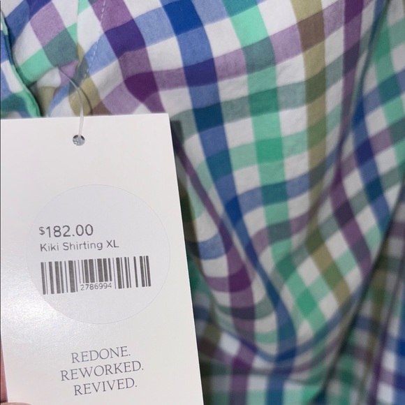 Plaid Ruffle Blouse - Multicolor - Picture 3 of 4